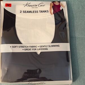 Kenneth Cole Women's Seamless Tank Tops
2 PK- NAVY & WHITE (other colors avail)